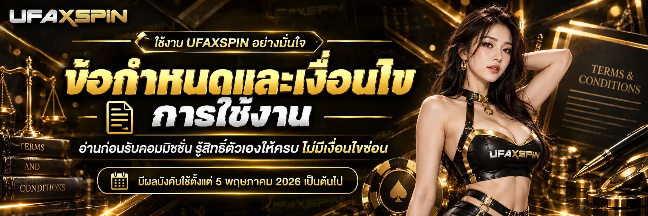 UFAXSPIN คาสิโนออนไลน์อันดับ 1 คืนยอดเสีย 5% คอมมิชชั่น 1% สูงสุด (2)