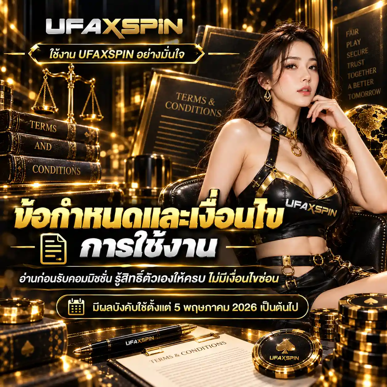 UFAXSPIN คาสิโนออนไลน์อันดับ 1 คืนยอดเสีย 5% คอมมิชชั่น 1% สูงสุด (9)